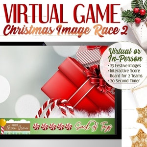 VIRTUAL Christmas Image Race 2 - Play Virtually or In-Person - INSTANT DOWNLOAD