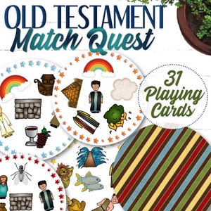 Old Testament Match Quest - INSTANT DOWNLOAD