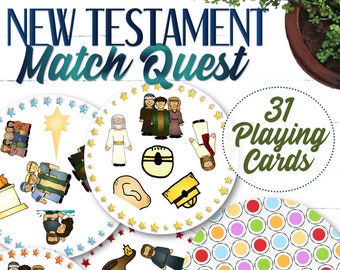 New Testament Match Quest - INSTANT DOWNLOAD