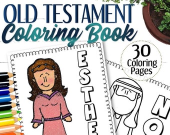 Old Testament Coloring Pages - INSTANT DOWNLOAD