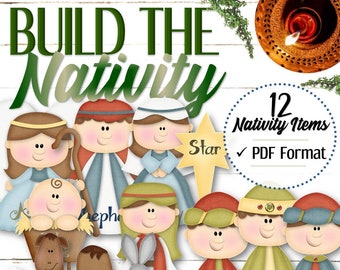 Build The Nativity Game - INSTANT DOWNLOAD