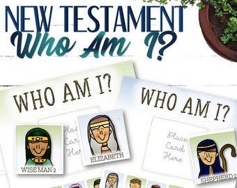 Who Is It Game for the New Testament - INSTANT DOWNLOAD