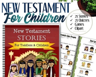 Complete New Testament Stories (For Toddlers and Children) - INSTANT DOWNLOAD