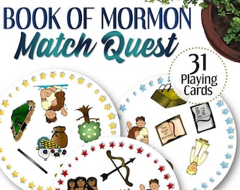 Book of Mormon Match Quest - INSTANT DOWNLOAD