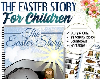 BUNDLED Easter Countdown, Story, Quiz, Printables and Activities - INSTANT DOWNLOAD