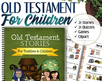 Complete Old Testament Stories (For Toddlers and Children) - INSTANT DOWNLOAD