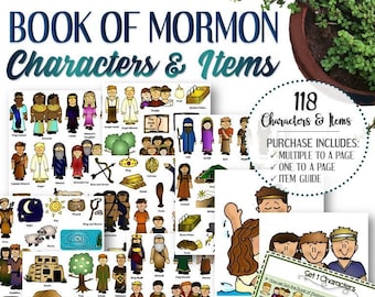 Boek van Mormon Printables - INSTANT DOWNLOAD