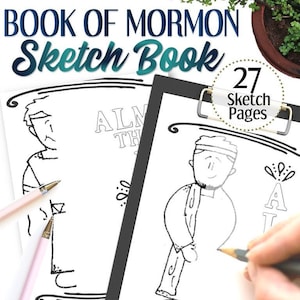 Book of Mormon Skizzenbuch (27 Seiten) - INSTANT DOWNLOAD