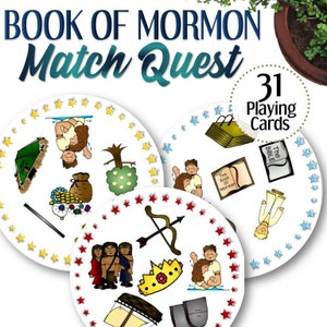 Book of Mormon Match Quest - INSTANT DOWNLOAD