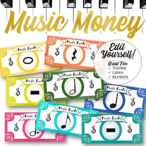 EDITIERBARE MUSIKGELD - INSTANT DOWNLOAD