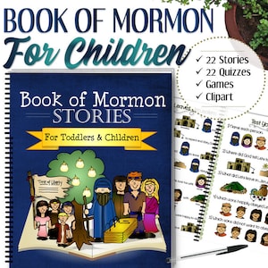 Complete Book of Mormon Stories For Toddlers and Children INSTANT DOWNLOAD image 1