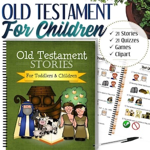 Complete Old Testament Stories (For Toddlers and Children) - INSTANT DOWNLOAD