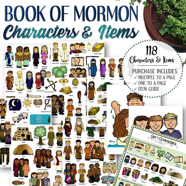 Book of Mormon Printables - INSTANT DOWNLOAD