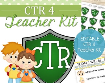 EDITABLE CTR 4 Teacher Kit - INSTANT Download