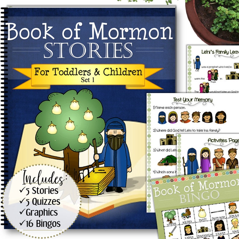 Complete Book of Mormon Stories For Toddlers and Children INSTANT DOWNLOAD image 3