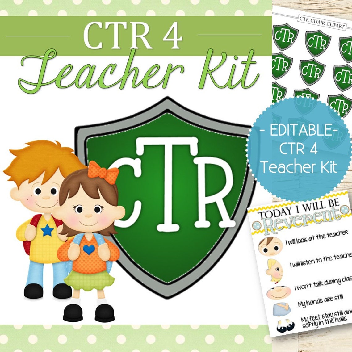 EDITABLE CTR 4 Teacher Kit - INSTANT Download - Etsy