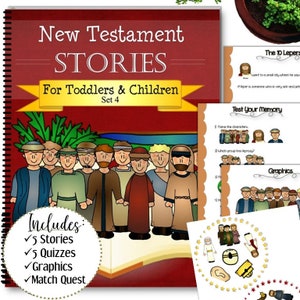 Complete New Testament Stories For Toddlers and Children INSTANT DOWNLOAD image 6