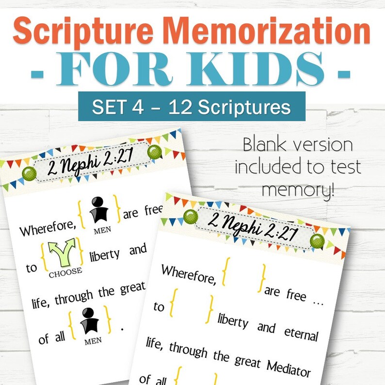 memorize scriptures