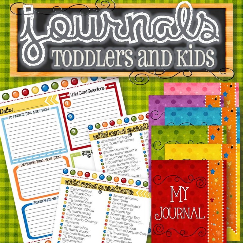 Kids Journal INSTANT DOWNLOAD Etsy