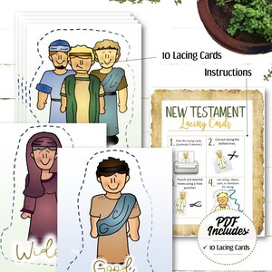 Lacing Cards for New Testament INSTANT DOWNLOAD image 7