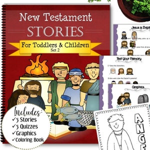 Complete New Testament Stories For Toddlers and Children image 4