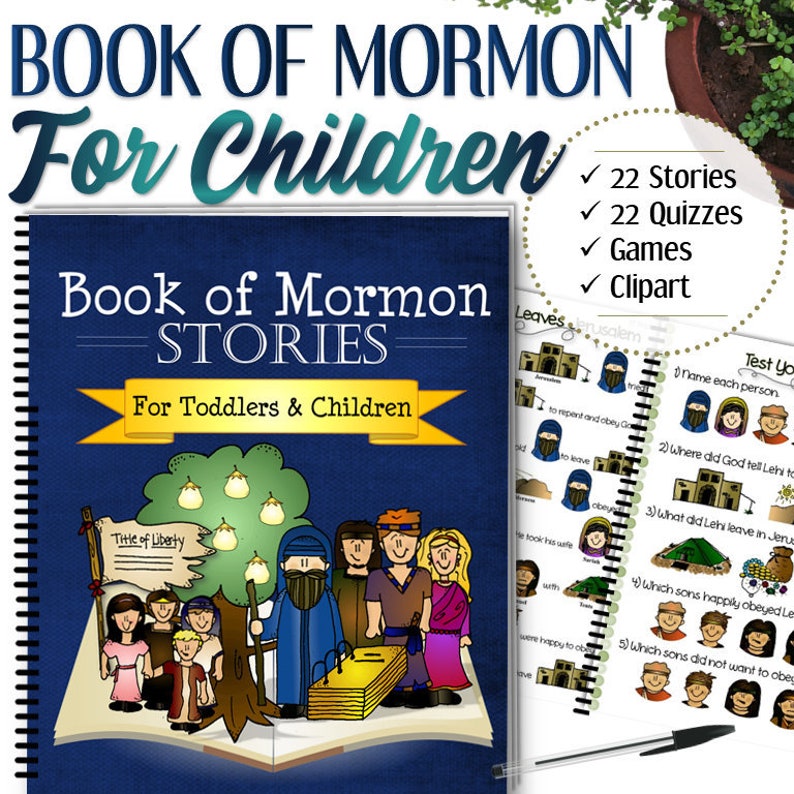 Complete Book of Mormon Stories For Toddlers and Children INSTANT DOWNLOAD image 1