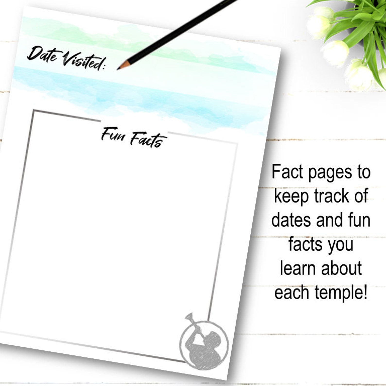 EDITABLE Church of Jesus Christ Temples Passport INSTANT | Etsy