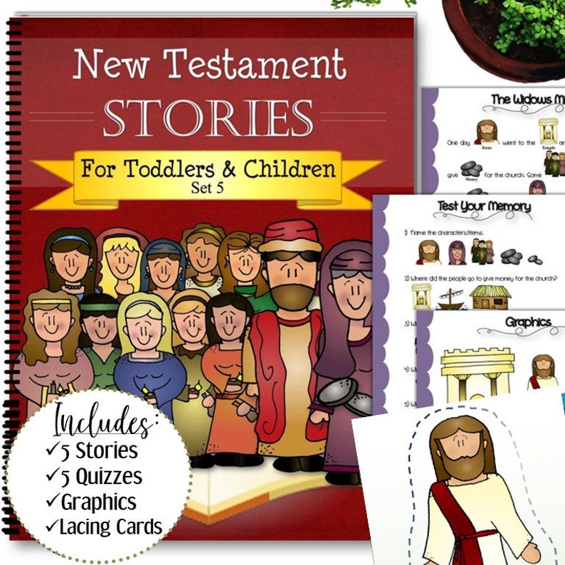 Complete New Testament Stories For Toddlers and Children INSTANT DOWNLOAD image 7