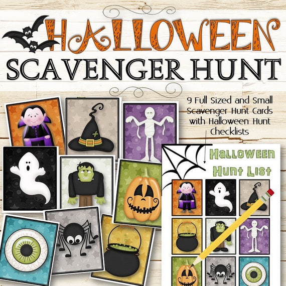 Scavenger Hunt - Halloween Party Game