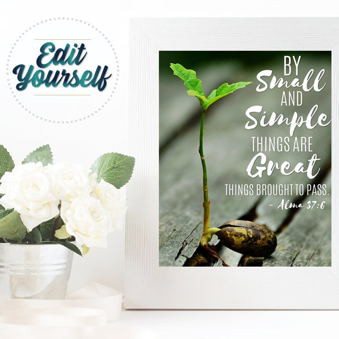 EDITABLE by Small and Simple Things Printable - INSTANT DOWNLOAD - Etsy