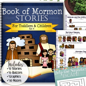Complete Book of Mormon Stories For Toddlers and Children INSTANT DOWNLOAD image 6