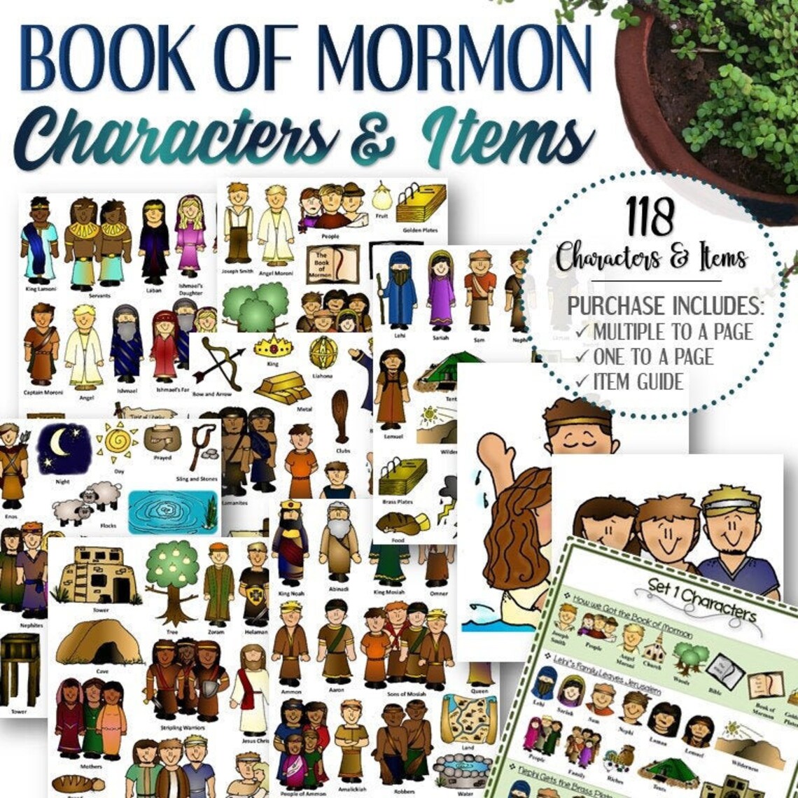 Book of Mormon Printables INSTANT DOWNLOAD | Etsy