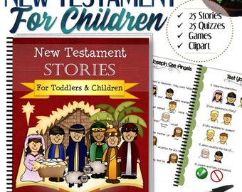 Complete New Testament Stories (For Toddlers and Children) - INSTANT DOWNLOAD