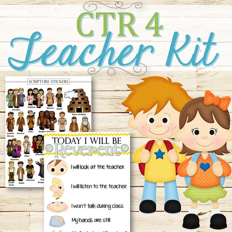 EDITIERBARE CTR 4 Lehrer Kit INSTANT Download Bild 4