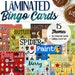 30 Laminated Themed Bingo Cards - Printed Version 