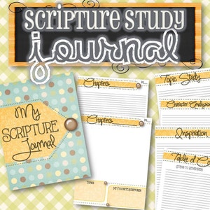 Scripture Journal - INSTANT DOWNLOAD