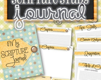 Scripture Journal - INSTANT DOWNLOAD