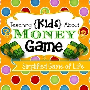 Geldspel voor kinderen (vereenvoudigd spel des levens) - DIRECT DOWNLOADEN