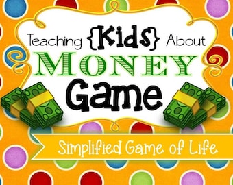 Kids Money Game (Simplified Game of Life) - INSTANT DOWNLOAD