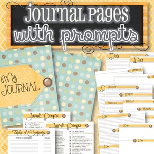 Invites et pages du journal - TÉLÉCHARGEMENT IMMÉDIAT