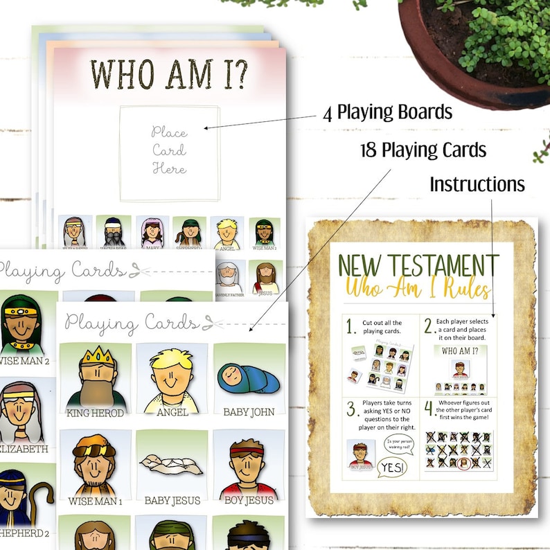 Who Is It Game for the New Testament INSTANT DOWNLOAD image 6