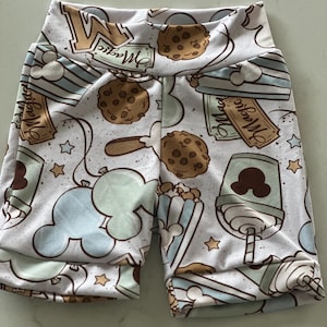 Magical Park Snacks Toddler Boy Shorts Theme Park Toddler Outfit