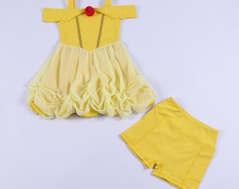 Magical Enchanted Rose Princess mesh tutu volwassen en jeugd actieve jurk | Magische vakantie-atletische jurk | Actieve set mama en mini