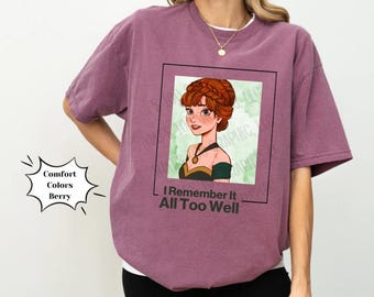 Camiseta de la Princesa Mágica Congelada que Recuerdo Muy Bien / Camiseta de Vacaciones Mágicas Únicas / Camiseta del Parque de la Princesa