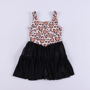 chorus dress black Super Techno Bodice/Black Sequin Show Choir Dress - Reds & Oranges