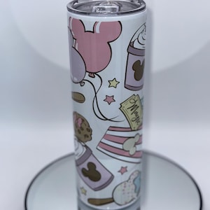 20oz Magical Park Snacks Customized  Tumbler, Theme Park Tumbler, Stainless Steel Insulated