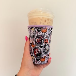 Magical Spooky Princess Halloween Coffee Sleeve Koozi