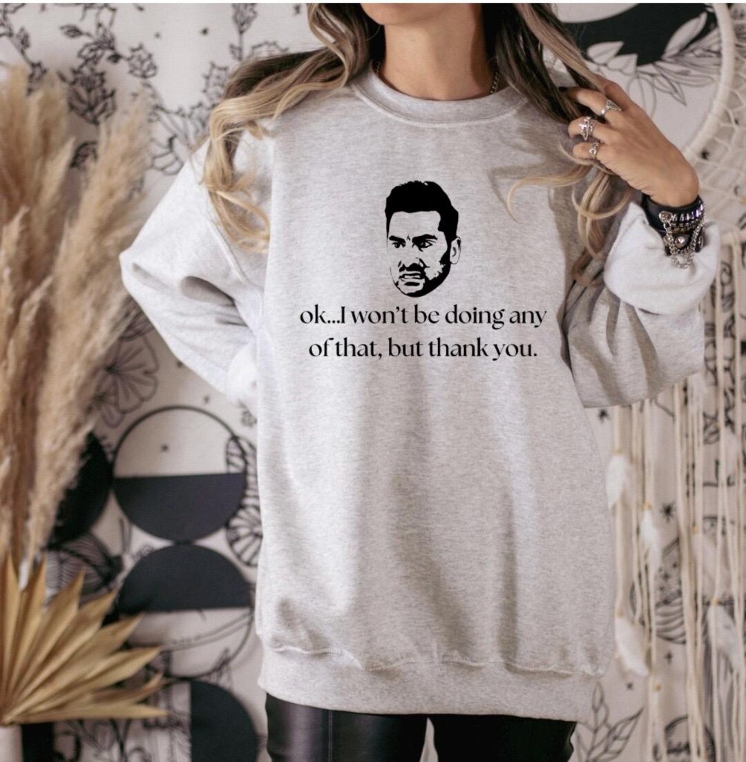 FerociTees Schitt's Creek David Sweatshirt | "Schitt's Icon" Crewneck | 50/50 Cotton/Polyester, Pre-Shrunk | Officially Licensed Apparel - View #6