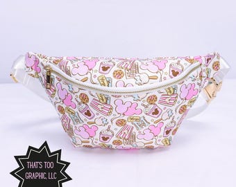 Magical Park Snacks Jumbo Fanny Pack | Theme Park Belt Bag