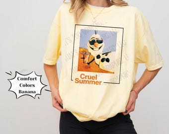 Magical Frozen Snowman I Cruel Summer Shirt | Unique Magical Vacation Shirt | Movie Park Shirt